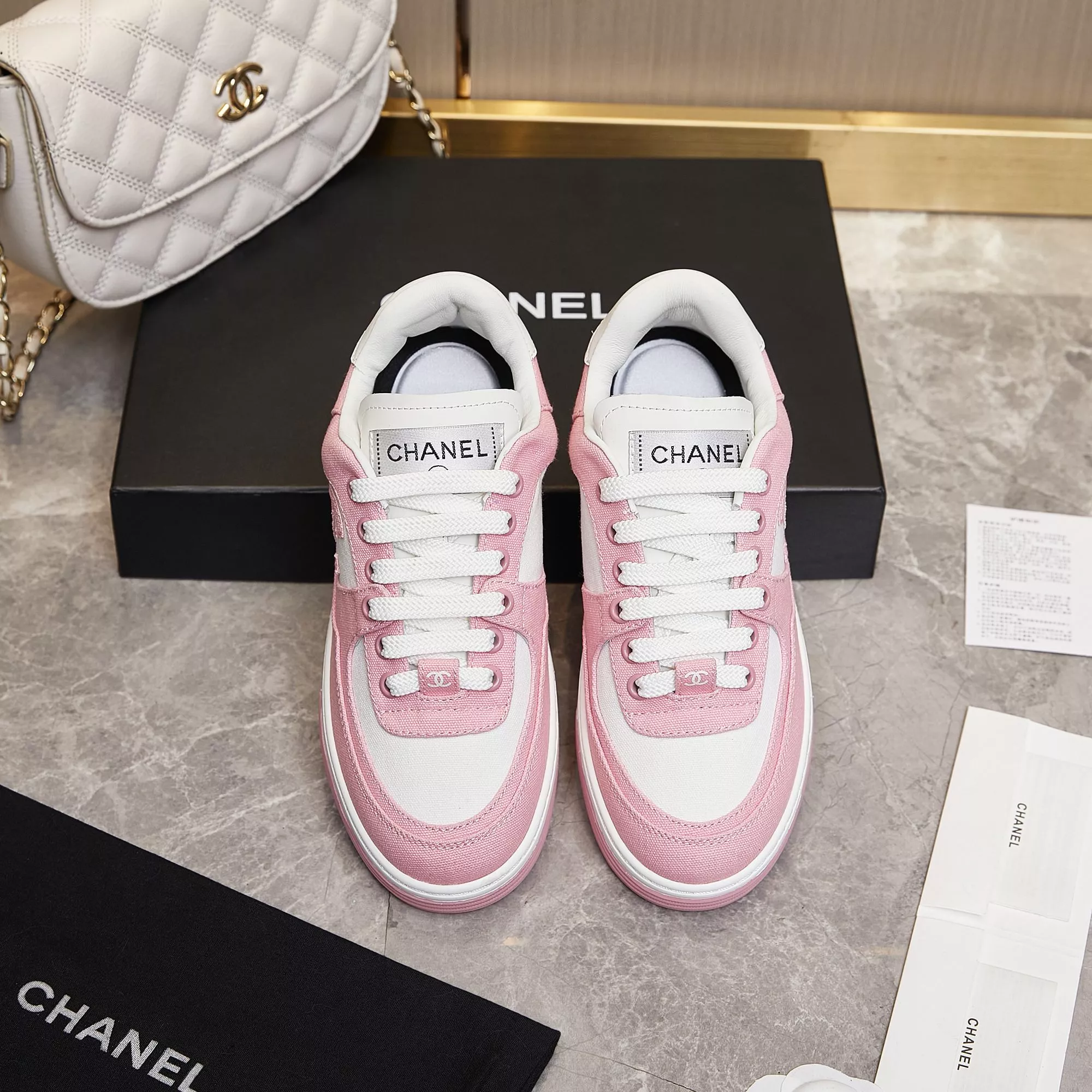 chanel decontractees chaussures pour femme s_12761514